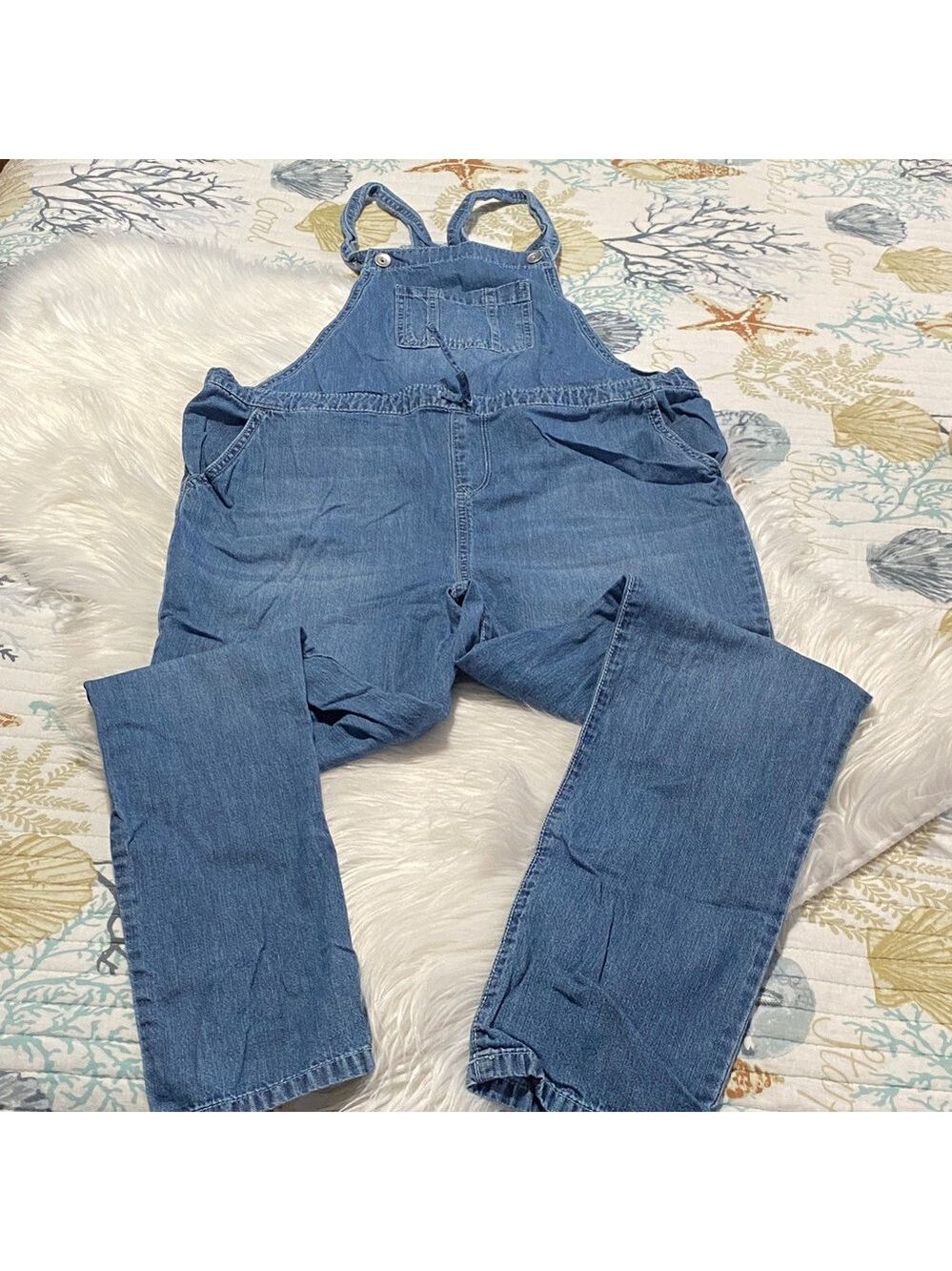 The Children's Place Blue Denim Jumpsuit - Picture 1 of 9